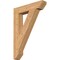 Ekena Millwork Traditional Slat Smooth Bracket, Western Red Cedar, 5 1/2"W x 30"D x 42"H BKT06X30X42TRA06SWR - alternate 1